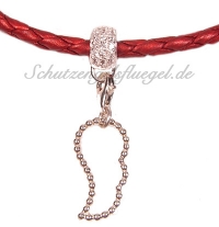 NEU: der Schutzengelsflügel-Charm S mit Zirkoniaeinhänger